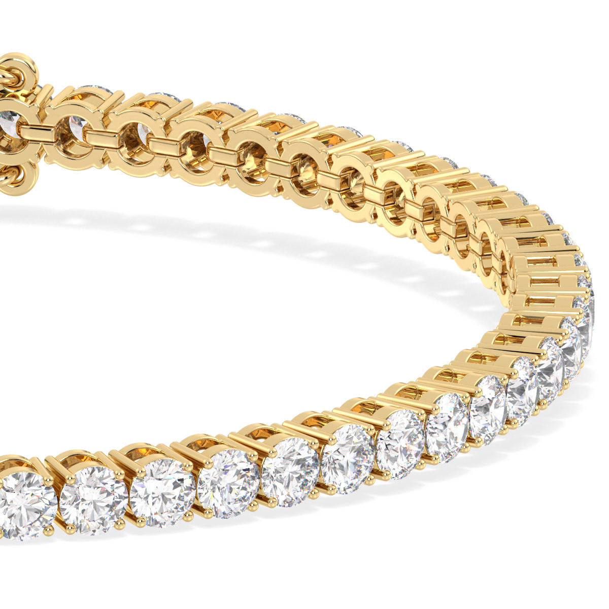 THEODORA ROUND CUT DIAMOND TENNIS BRACELET