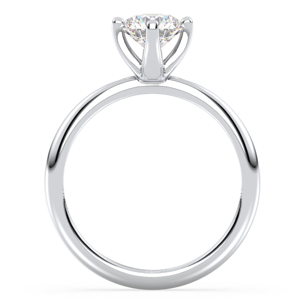 SOPHIA ROUND CUT DIAMOND SOLITAIRE RING, GOLD