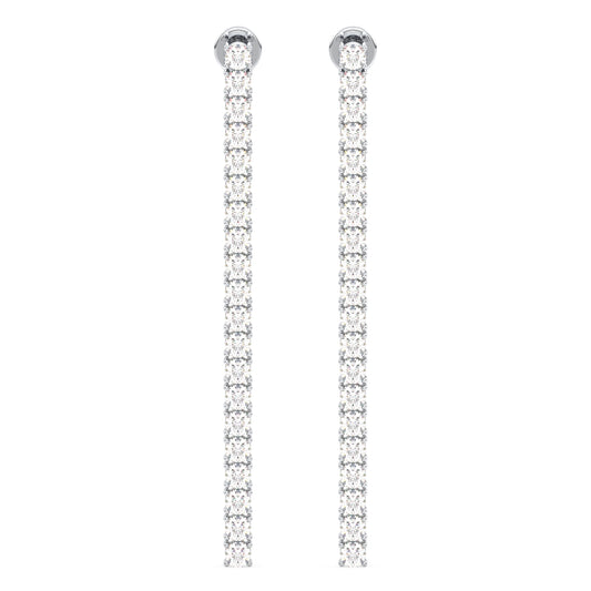 THEODORA TENNIS EARRINGS, GOLD