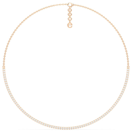 SOPHIA ROUND CUT DIAMOND RIVIERE NECKLACE, GOLD