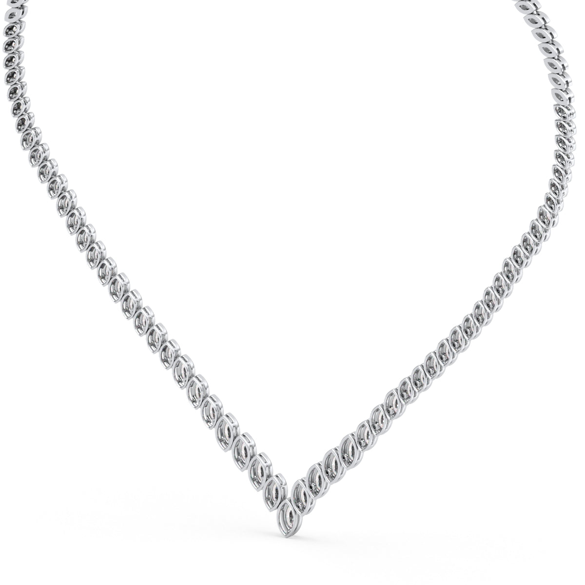 LILETTA BEZEL SET MARQUISE CUT DIAMOND NECKLACE, GOLD