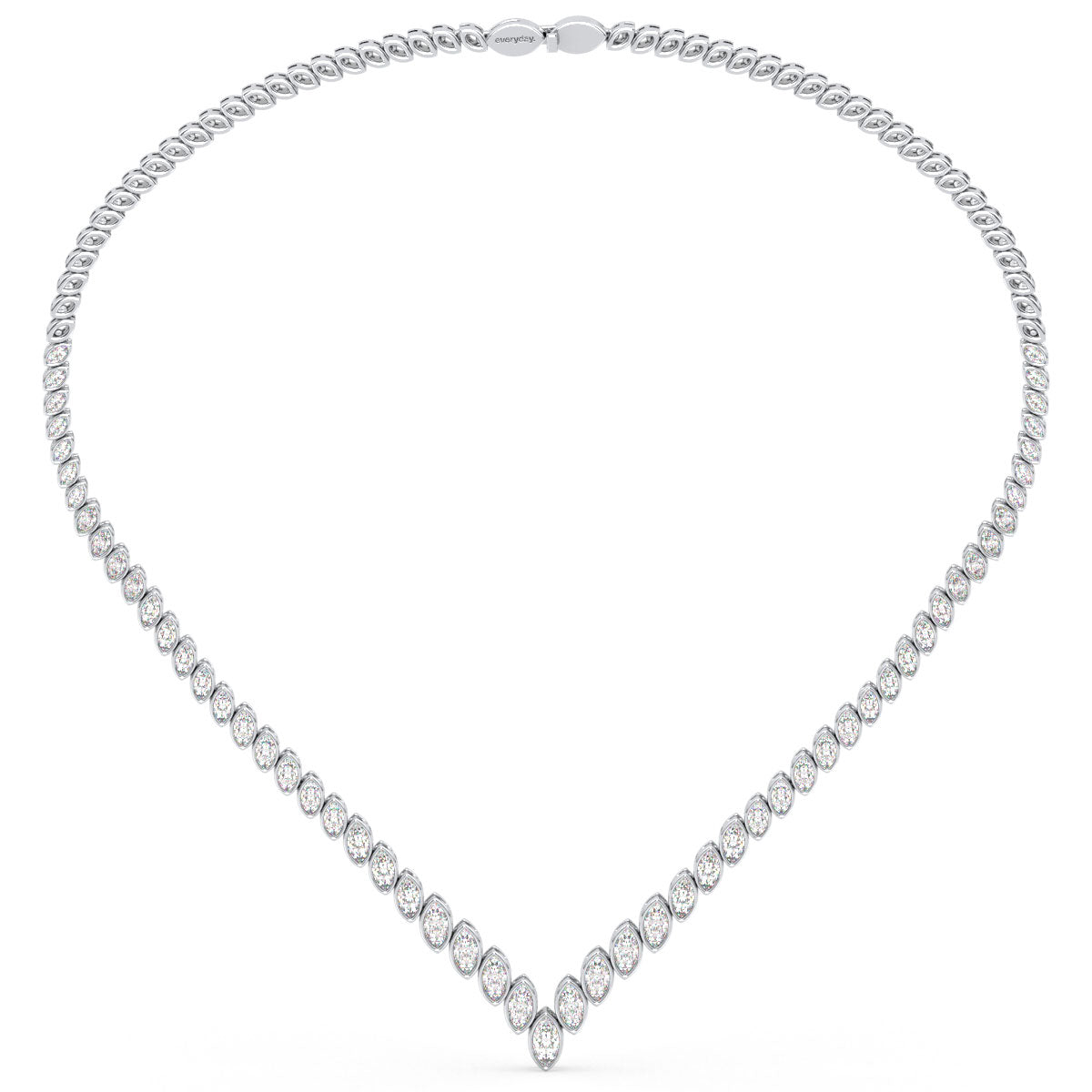 LILETTA BEZEL SET MARQUISE CUT DIAMOND NECKLACE, GOLD