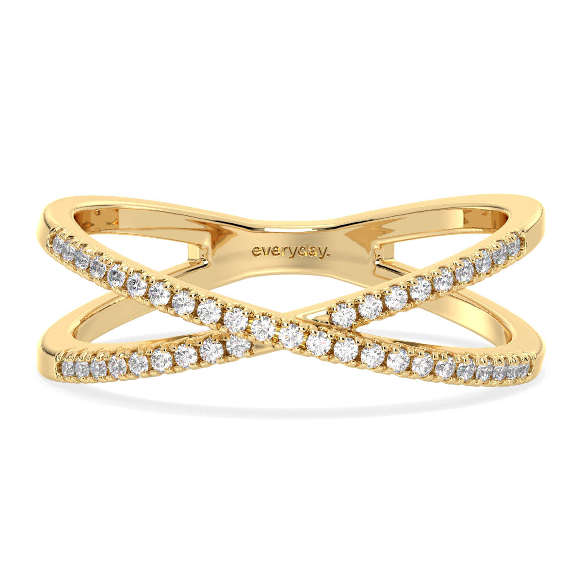 DAISY CLASSIC DIAMOND INFINTY RING, GOLD